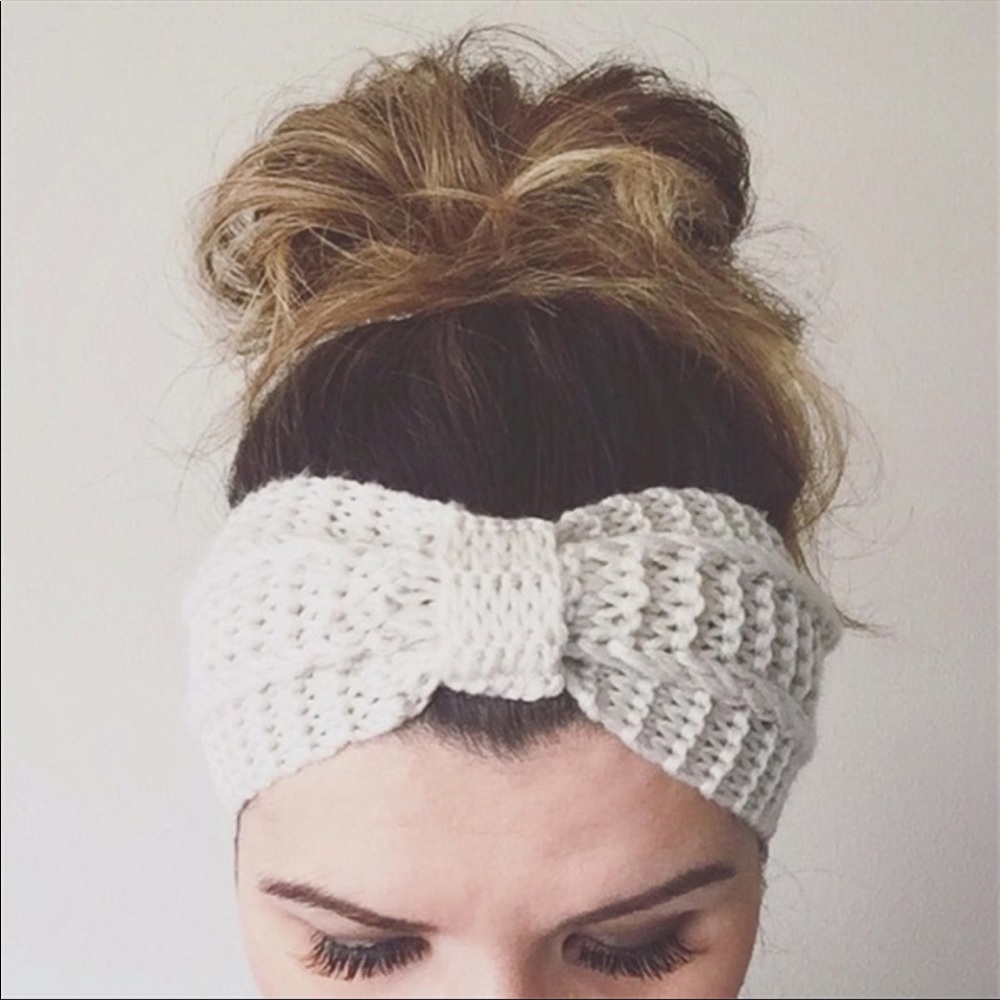 Knotted Crochet Headband